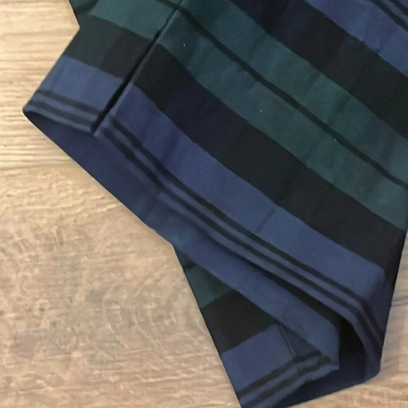 Talbots | Cotton Tartan plaid crop/ankle pants side zip women’s size 10P petite - Picture 3 of 7